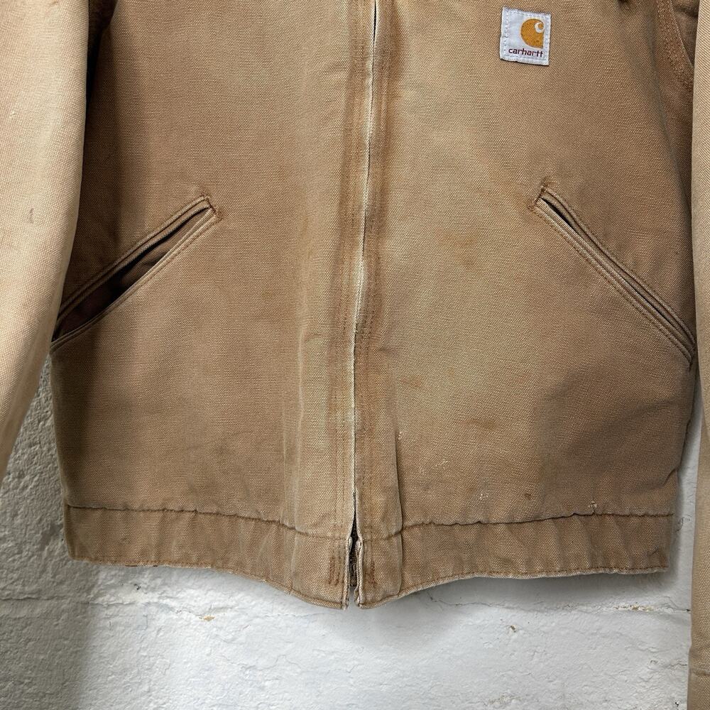 Vintage Carhartt Blanket-Lined Detroit Jacket “Brown” J01 - Picture 4 of 13